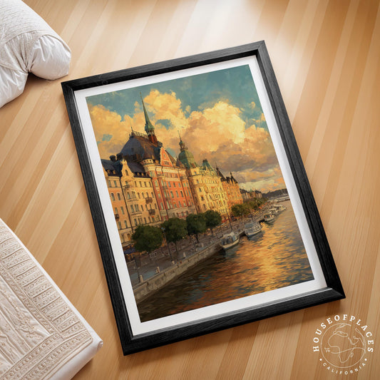 Stockholm travel poster – view 2
