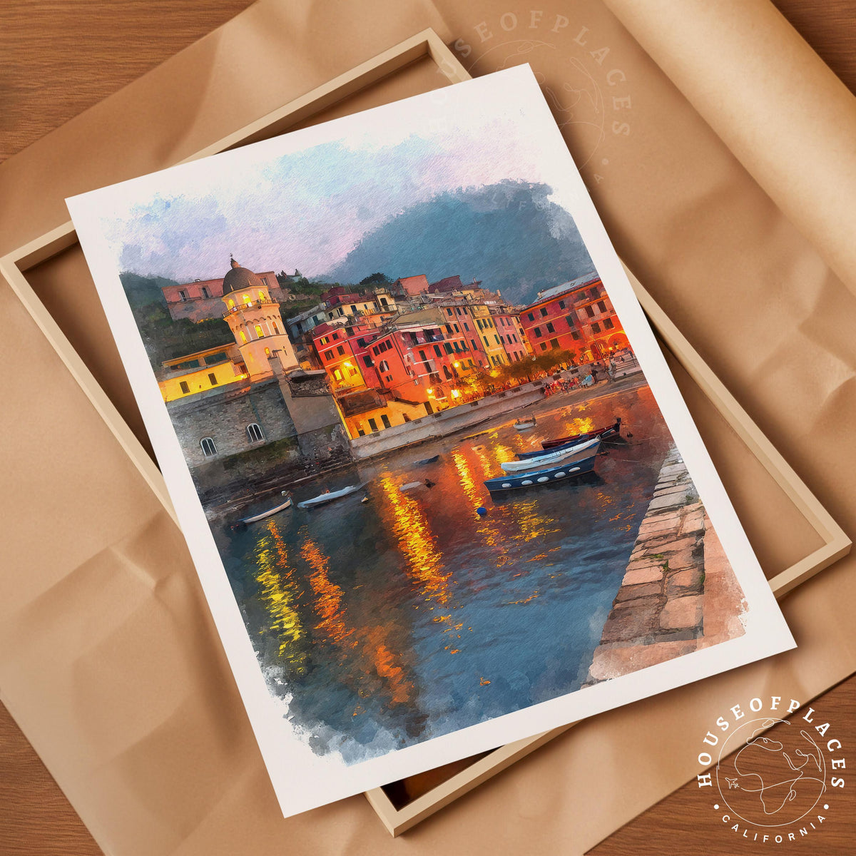 Vernazza travel poster – view 4