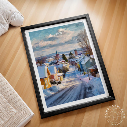 Lahti travel poster – view 2