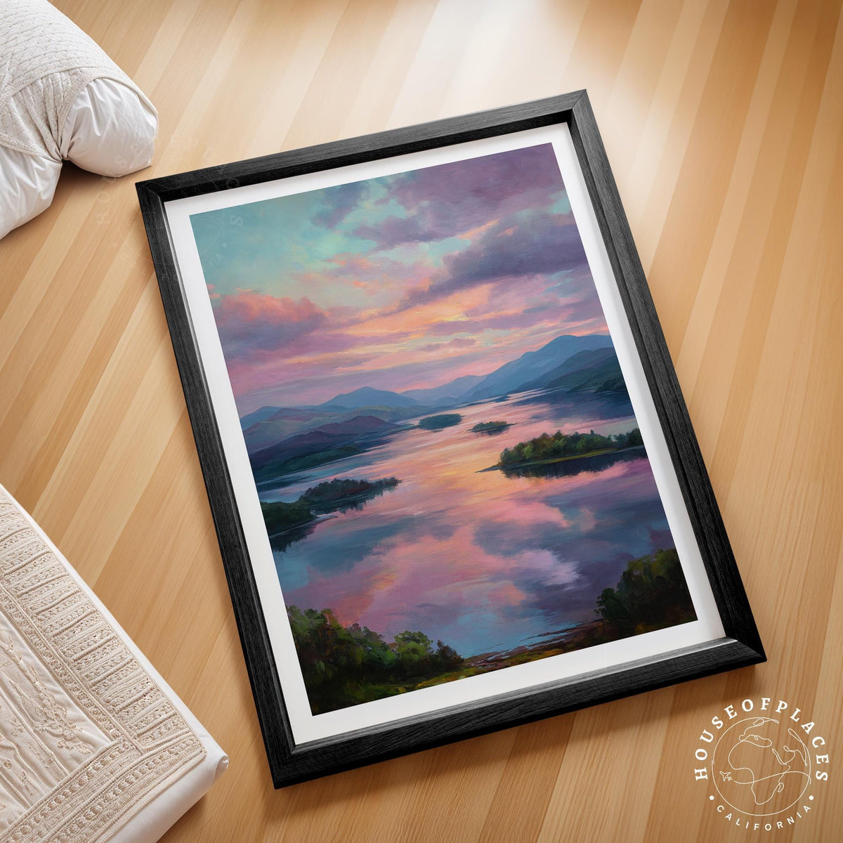 Loch Lomond travel poster – view 2