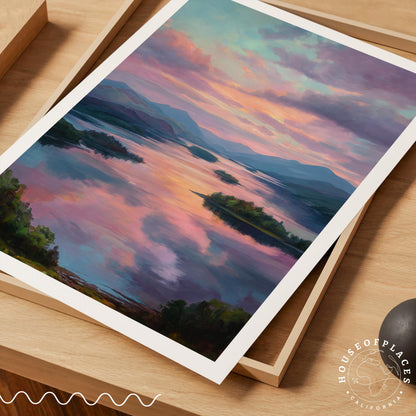 Loch Lomond travel poster – view 7