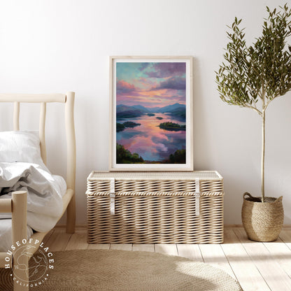 Loch Lomond travel poster – view 3