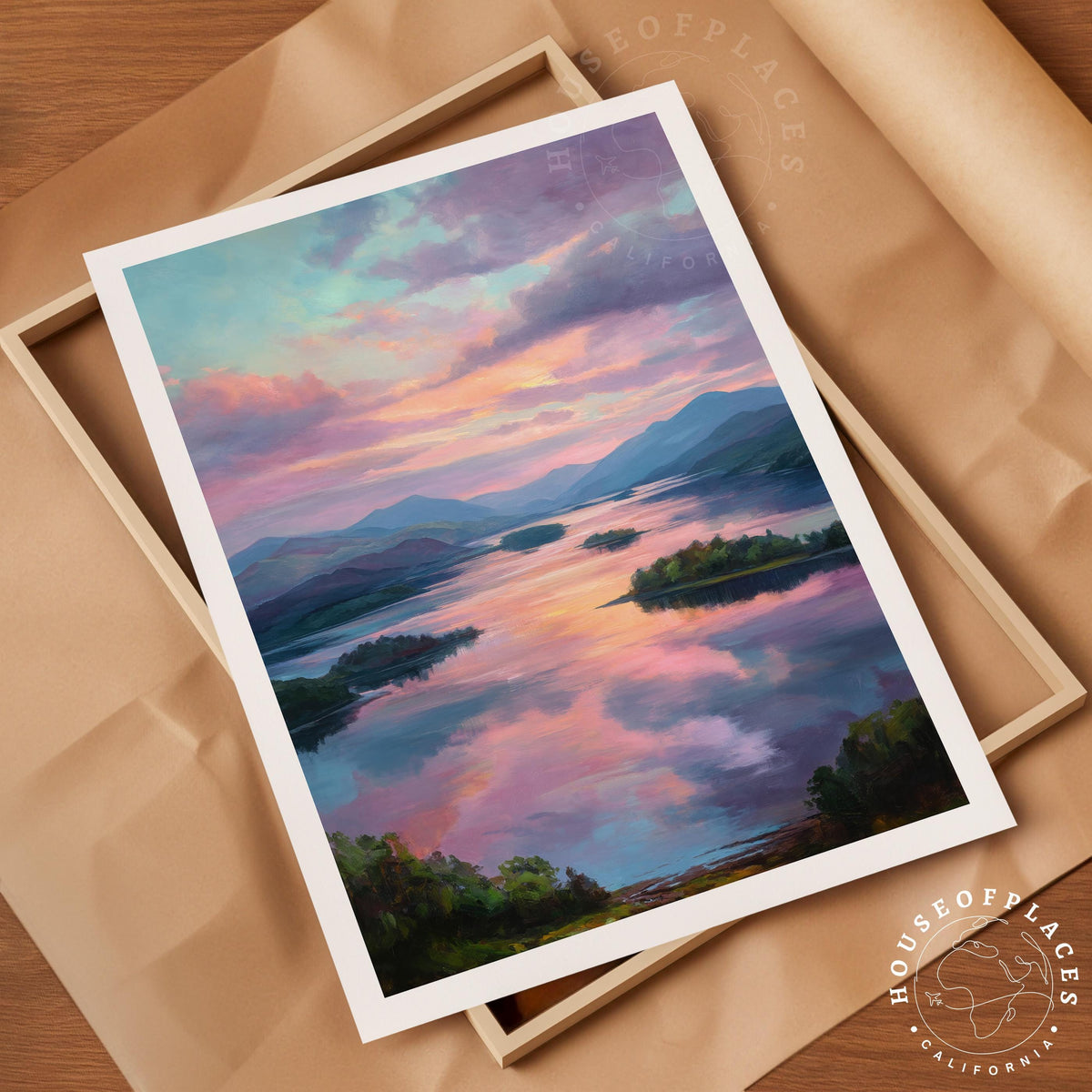 Loch Lomond travel poster – view 4