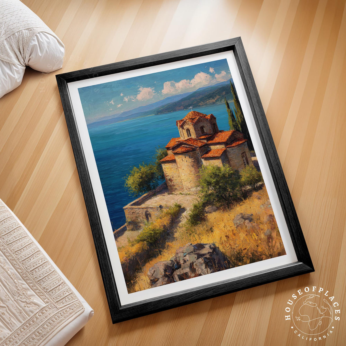 Ohrid travel poster – view 2