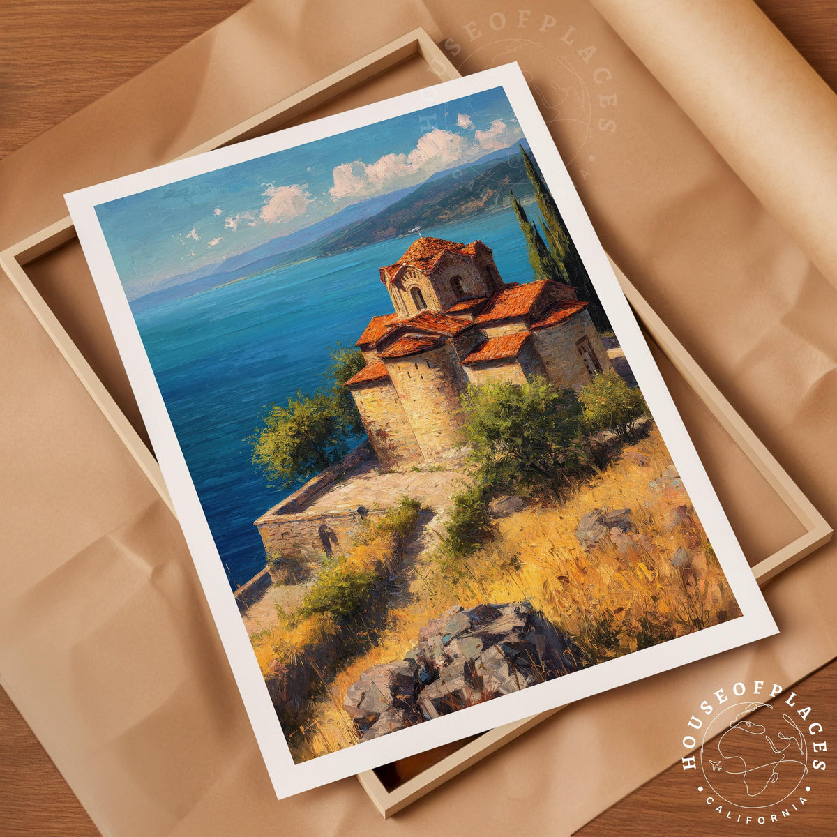 Ohrid travel poster – view 4