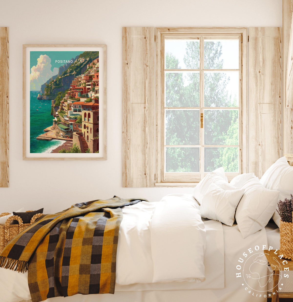 Positano travel poster – view 6