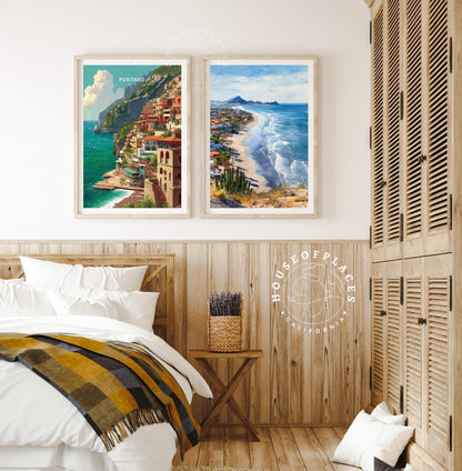 Positano travel poster – view 9