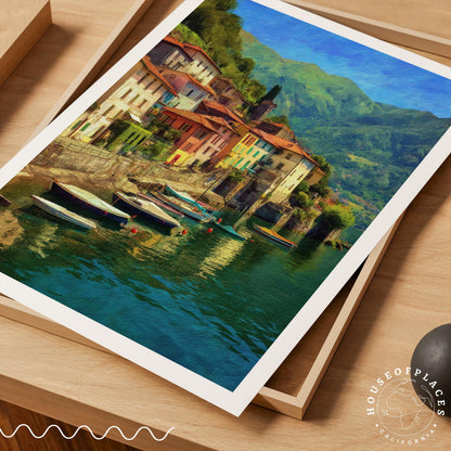 Argegno travel poster – view 7