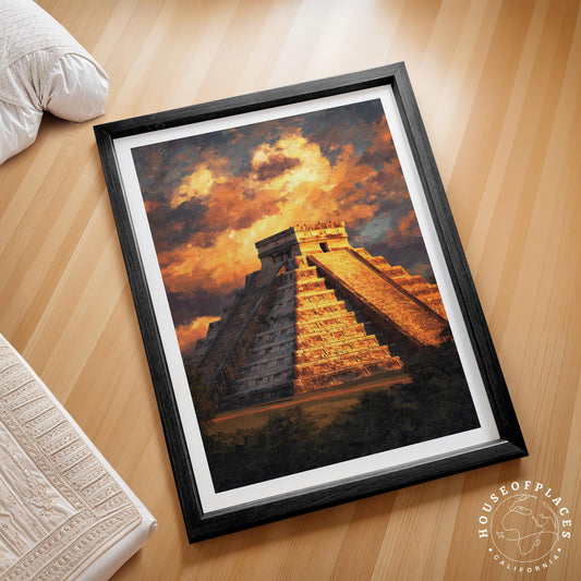 Chichén Itzá travel poster – view 2