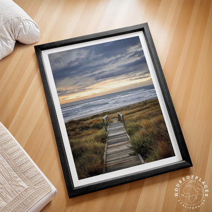 Foxton Beach travel poster – view 2