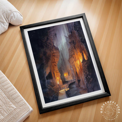 Predjama Castle travel poster – view 2