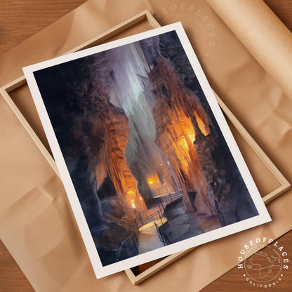 Predjama Castle travel poster – view 4