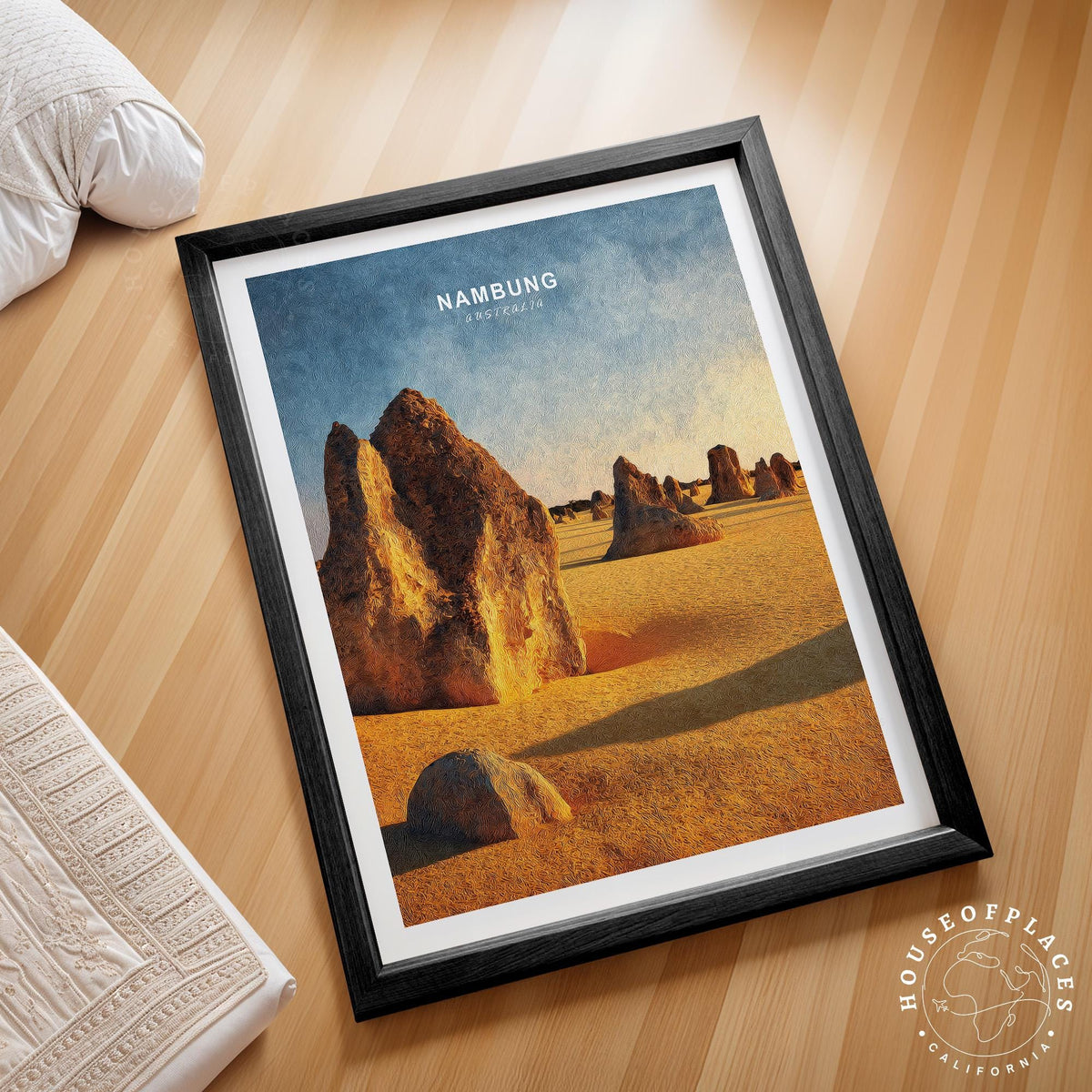Nambung National Park travel poster – view 2