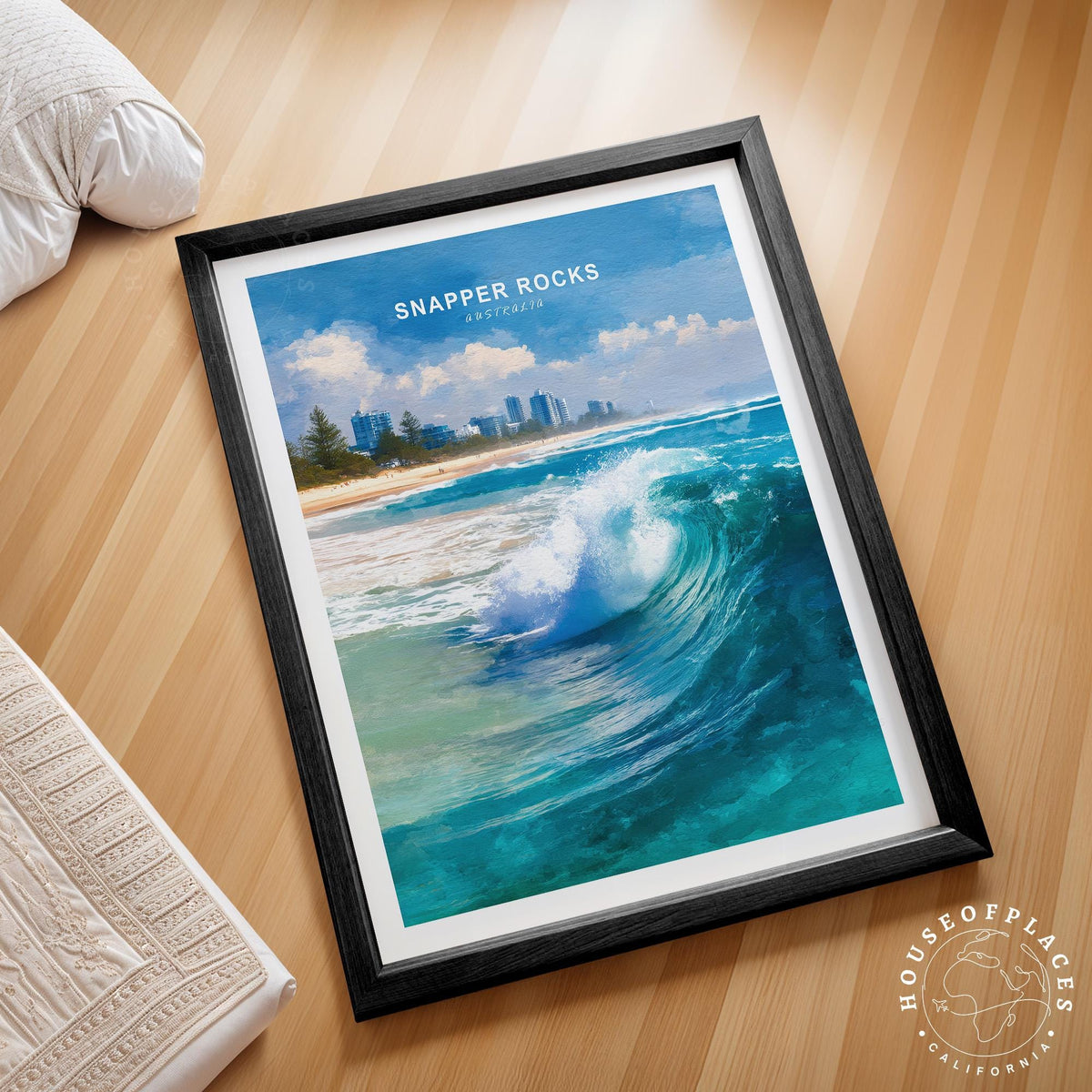 Snapper Rocks travel poster – view 2