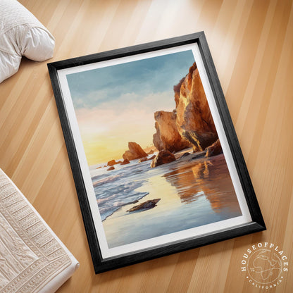El Matador Beach Malibu travel poster – view 2