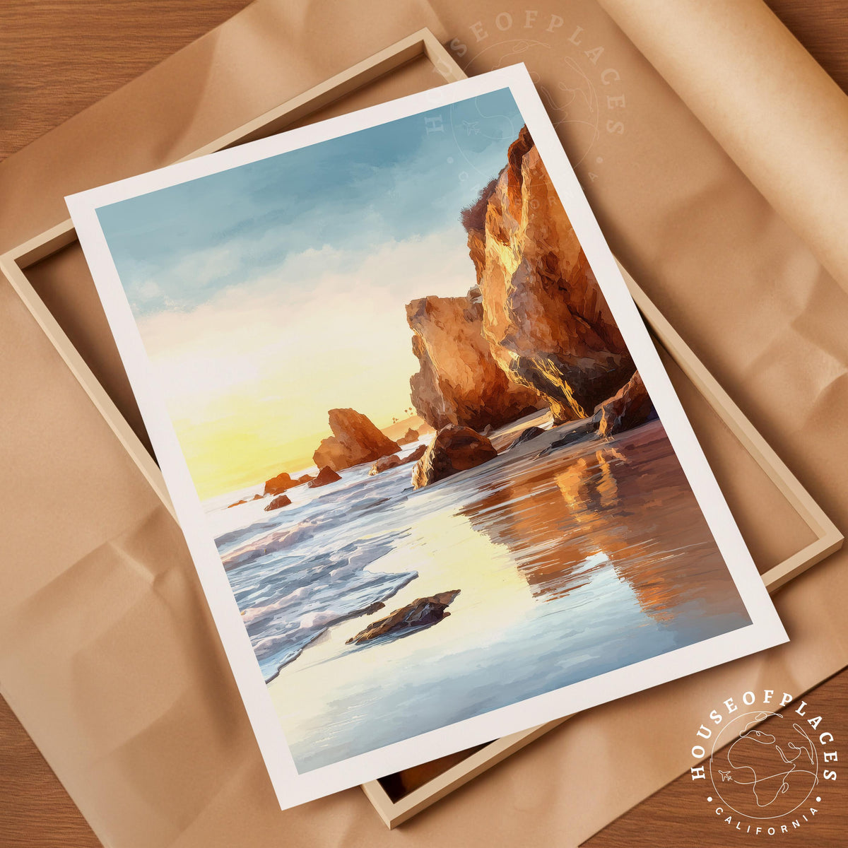 El Matador Beach Malibu travel poster – view 4