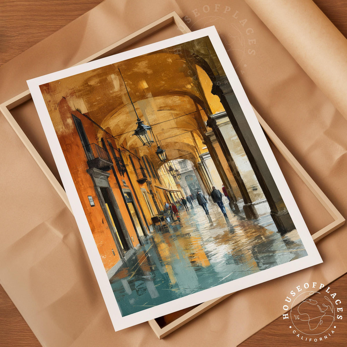 Modena Porticoes travel poster – view 4