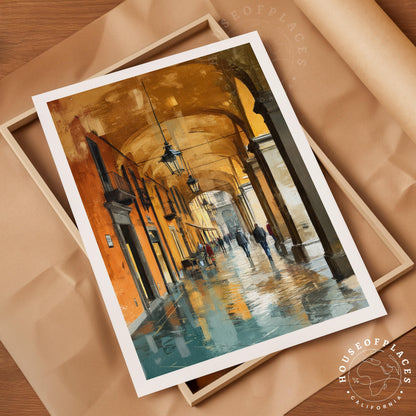 Modena Porticoes travel poster – view 4