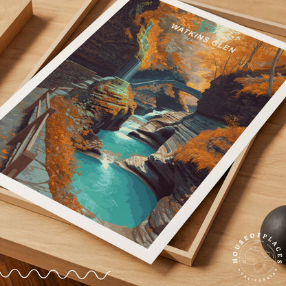 New York Nature Escape travel poster – view 7