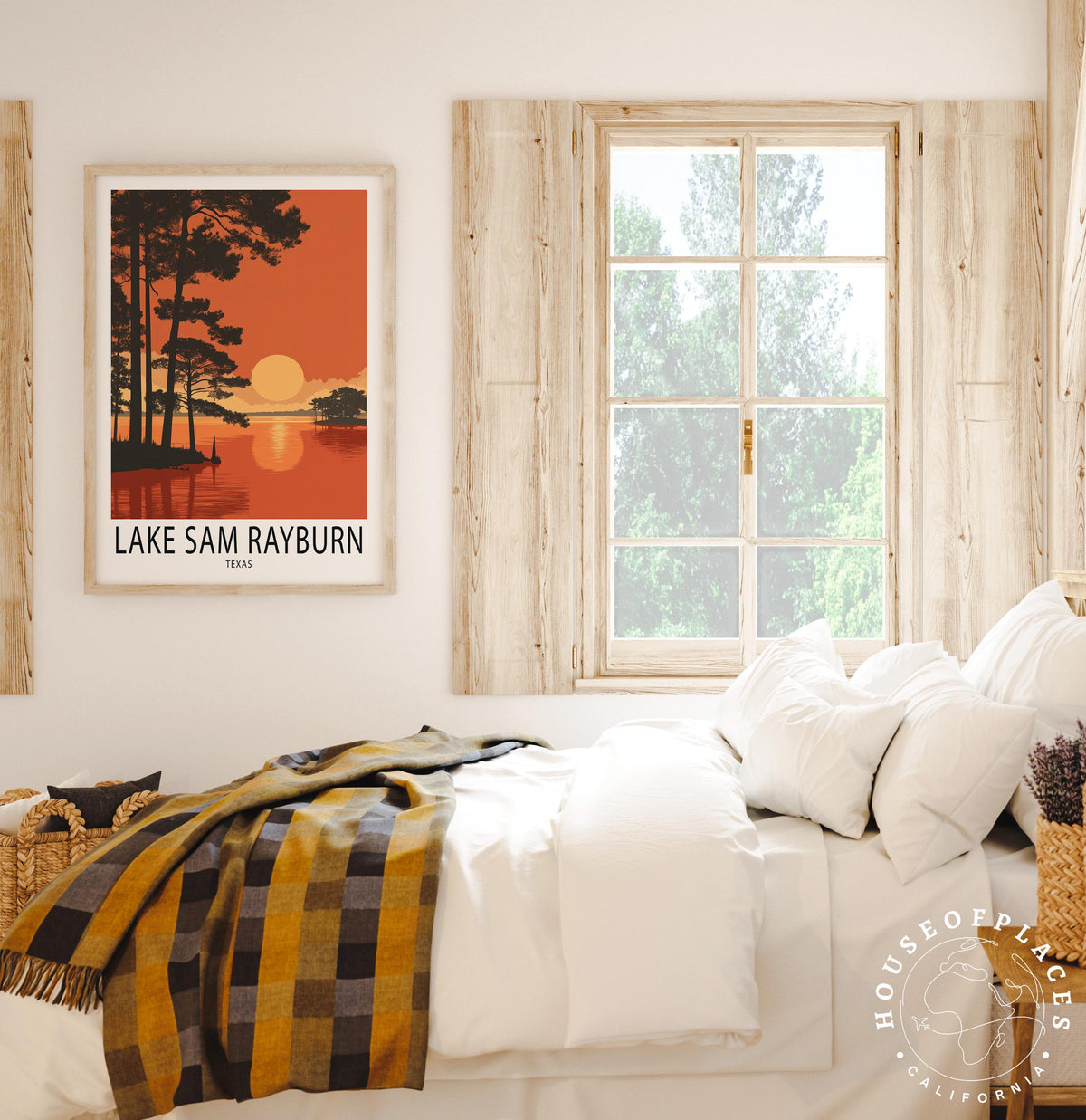 Lake Sam Rayburn travel poster – view 6