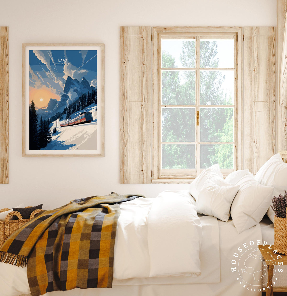 Switzerland Winter Peaks travel poster – view 6