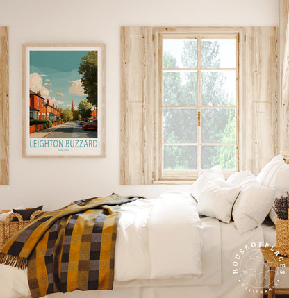 Leighton Buzzard England Street Scene travel poster – view 6