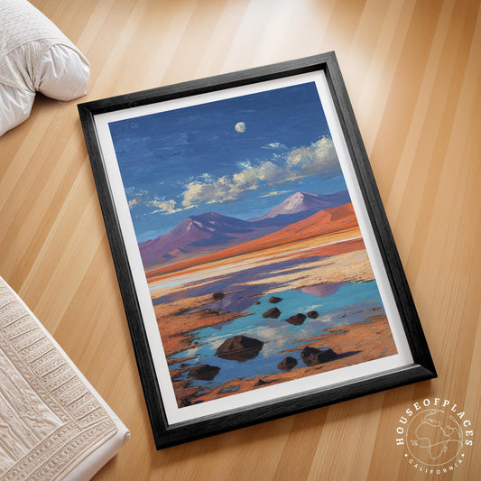 Atacama Desert travel poster – view 2