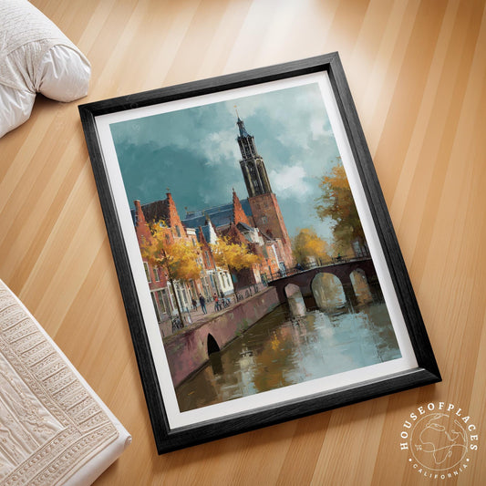 Delft travel poster – view 2