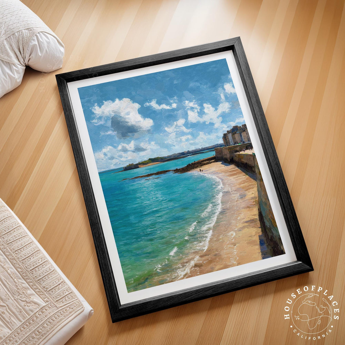 Saint-Malo travel poster – view 2