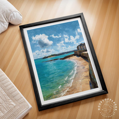 Saint-Malo travel poster – view 2