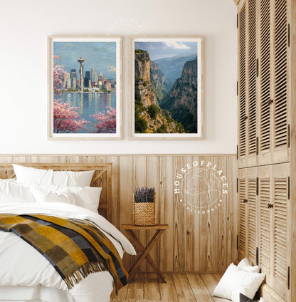 Vikos Gorge travel poster – view 9