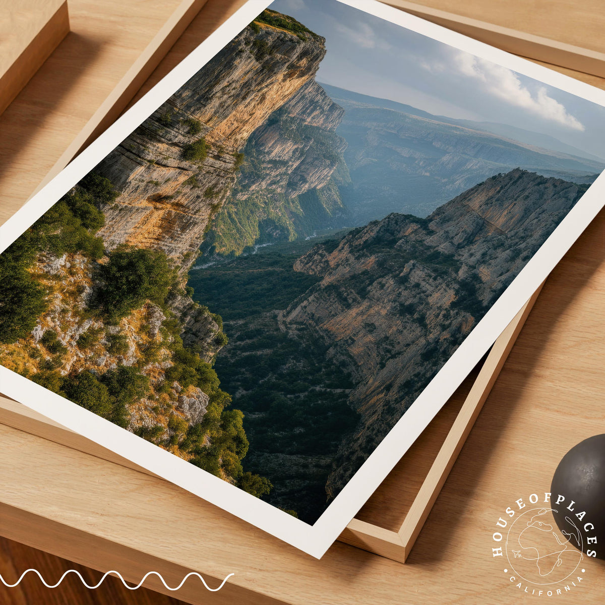 Vikos Gorge travel poster – view 7