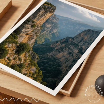 Vikos Gorge travel poster – view 7