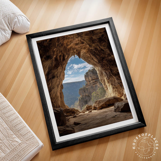 Jenolan Caves travel poster – view 2