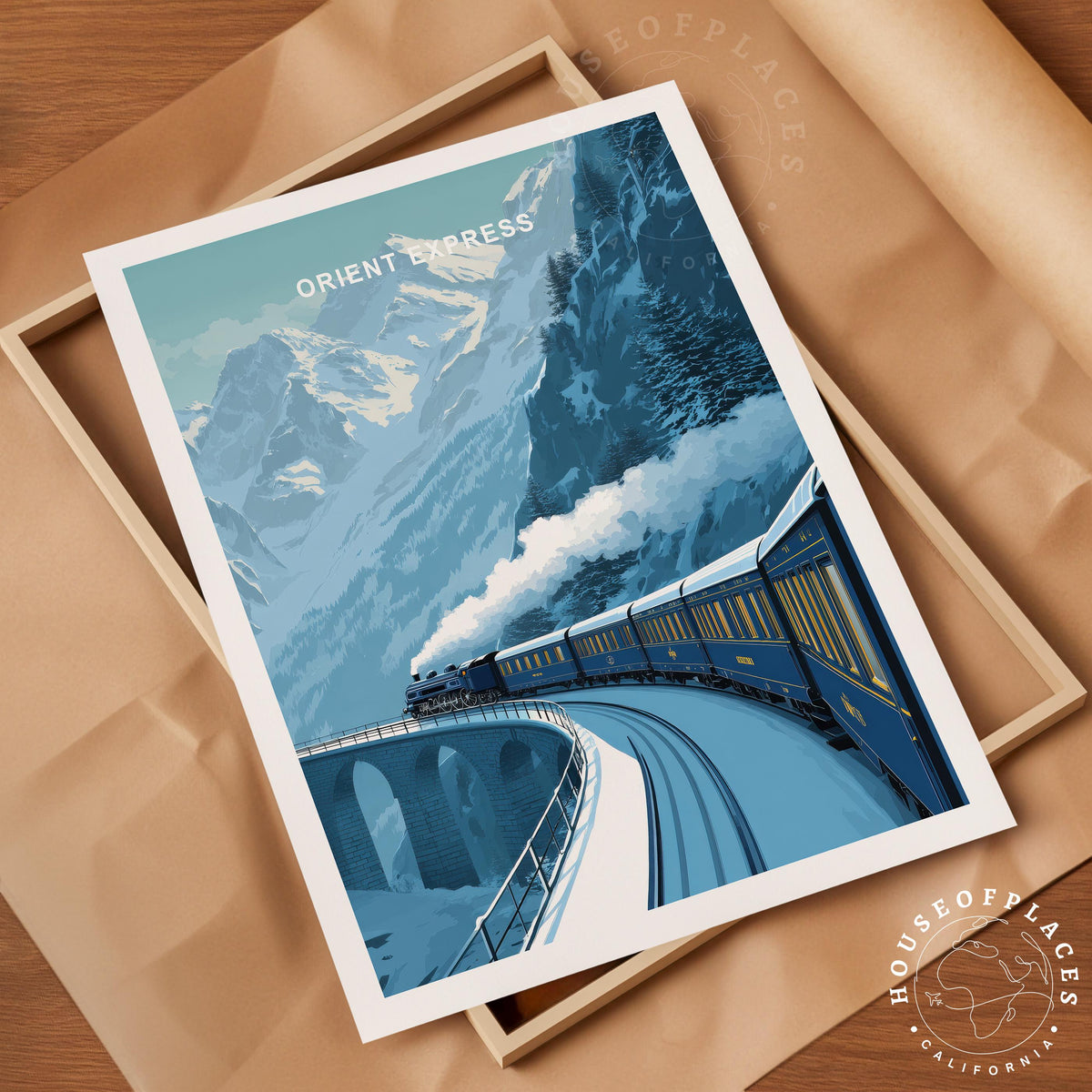 Orient Express Europe travel poster – view 4
