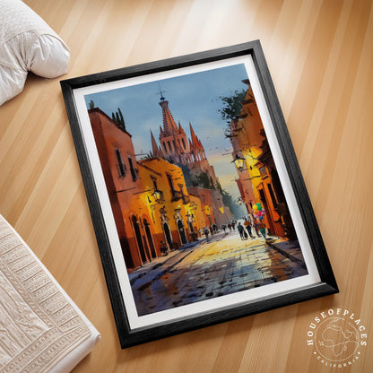 San Miguel de Allende travel poster – view 2