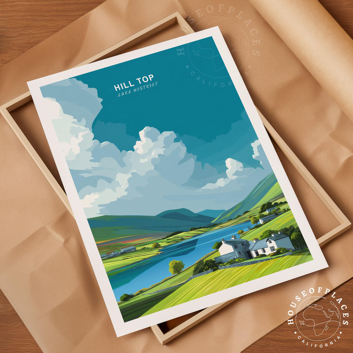 Hill Top travel poster – view 4