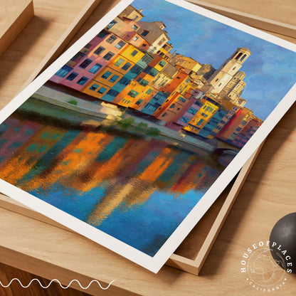 Girona travel poster – view 7