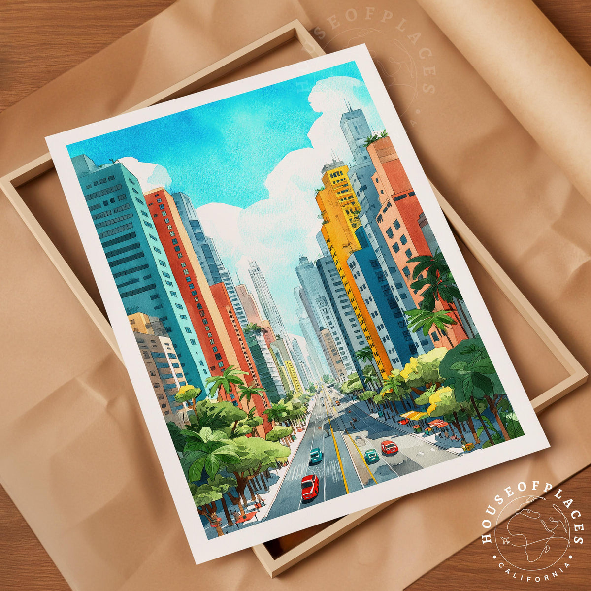São Paulo travel poster – view 4