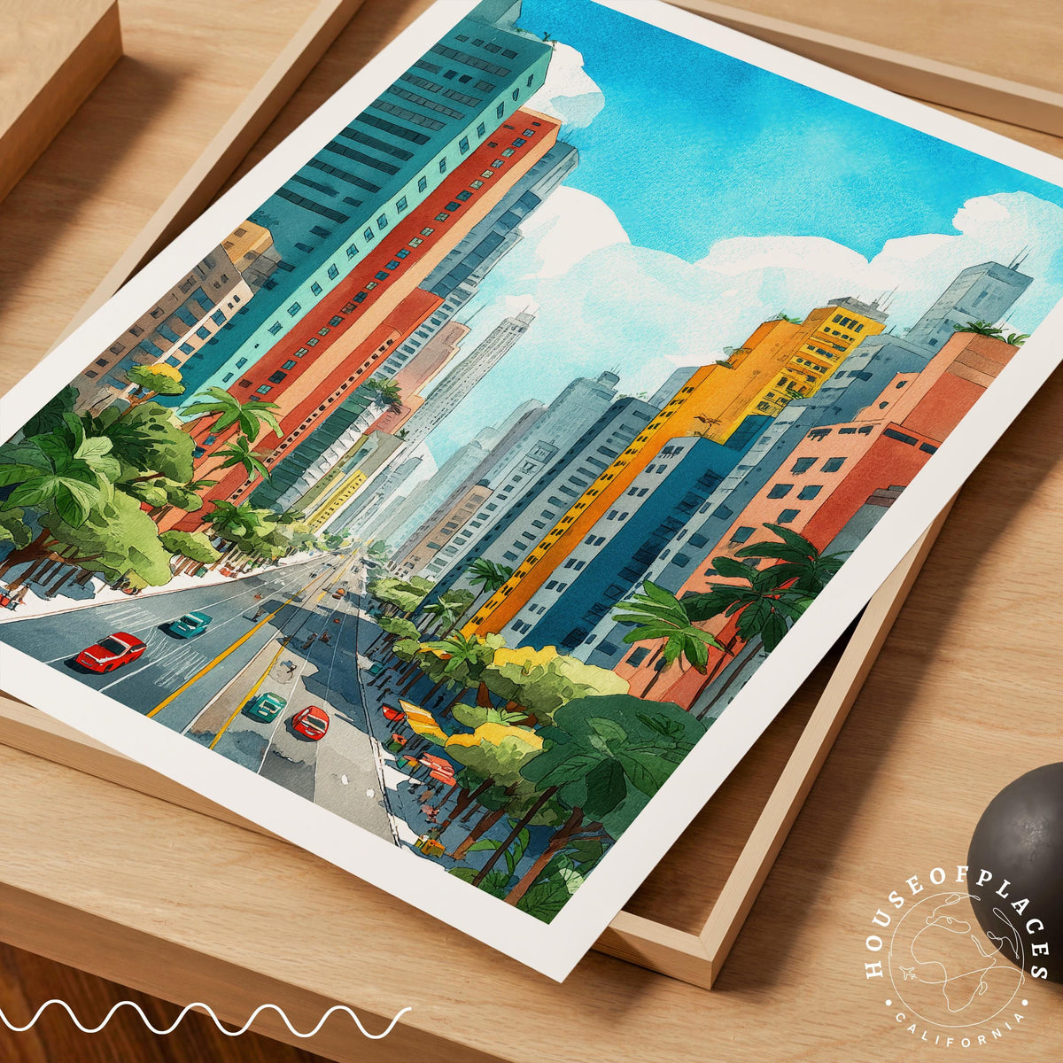 São Paulo travel poster – view 7