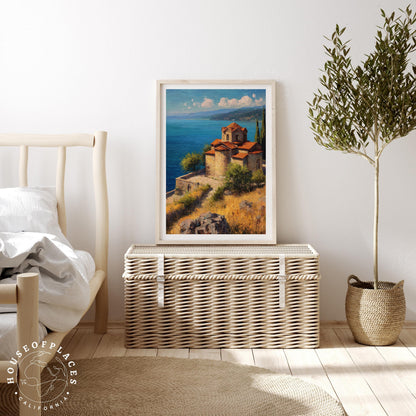 Ohrid travel poster – view 3