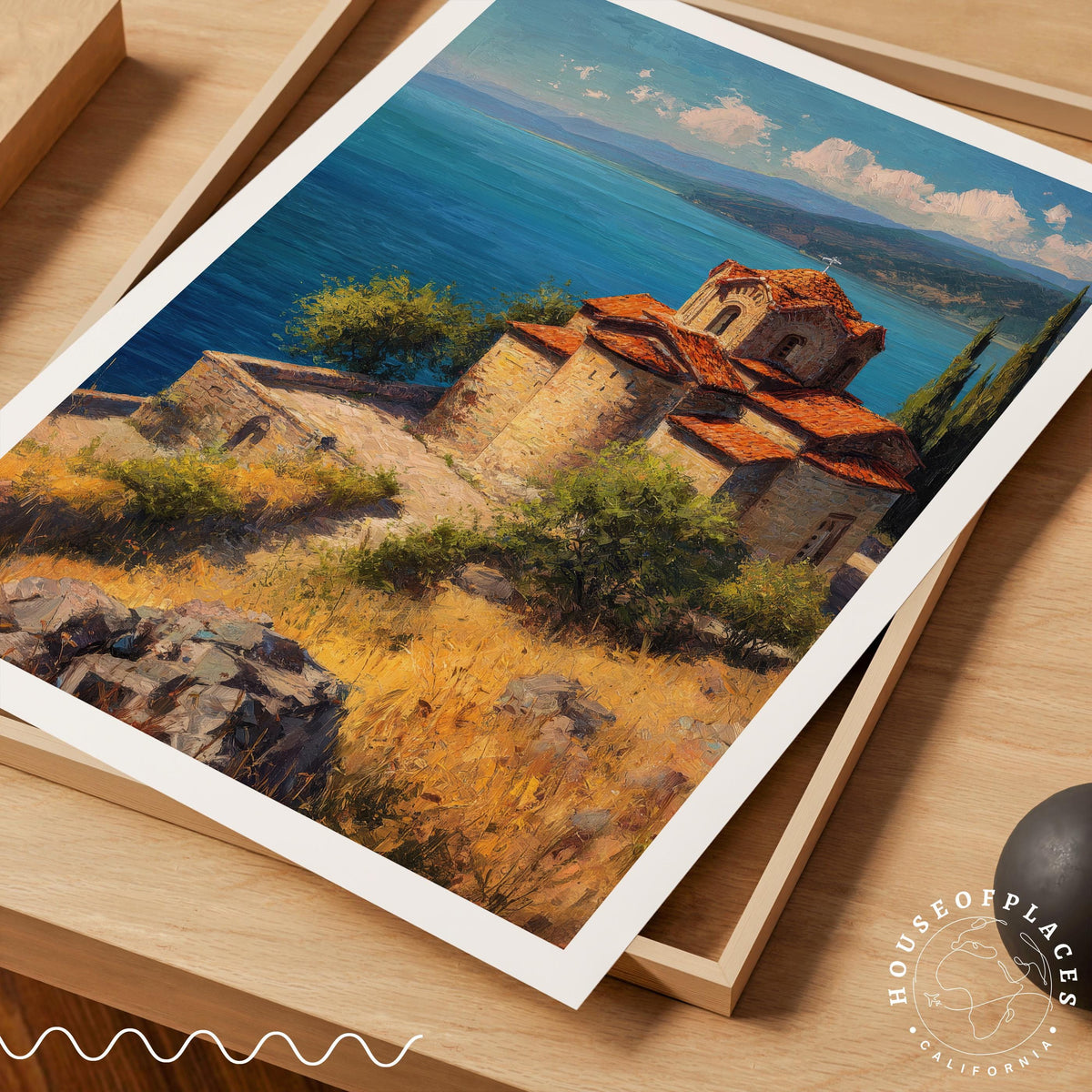 Ohrid travel poster – view 7