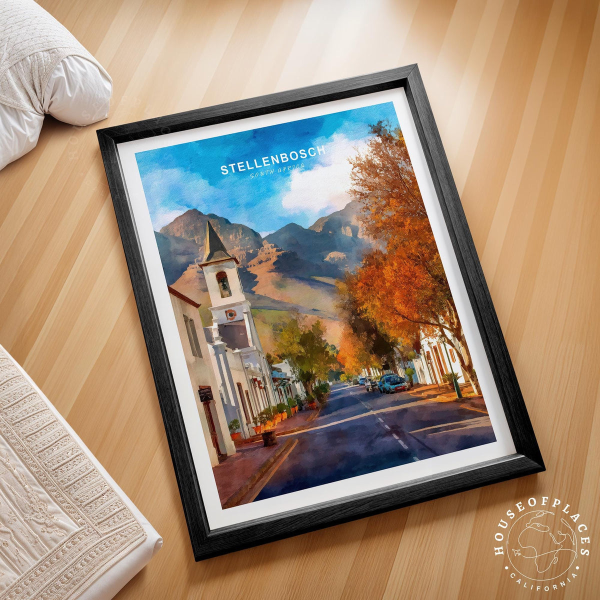 Stellenbosch travel poster – view 2