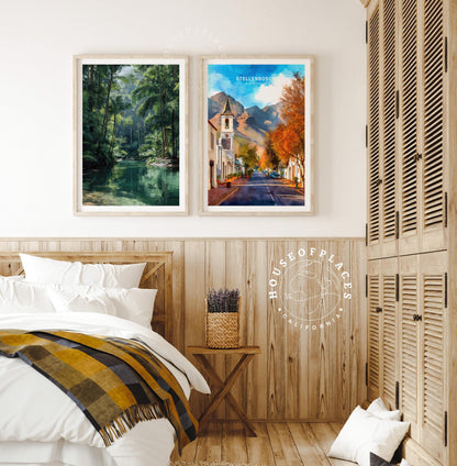 Stellenbosch travel poster – view 9
