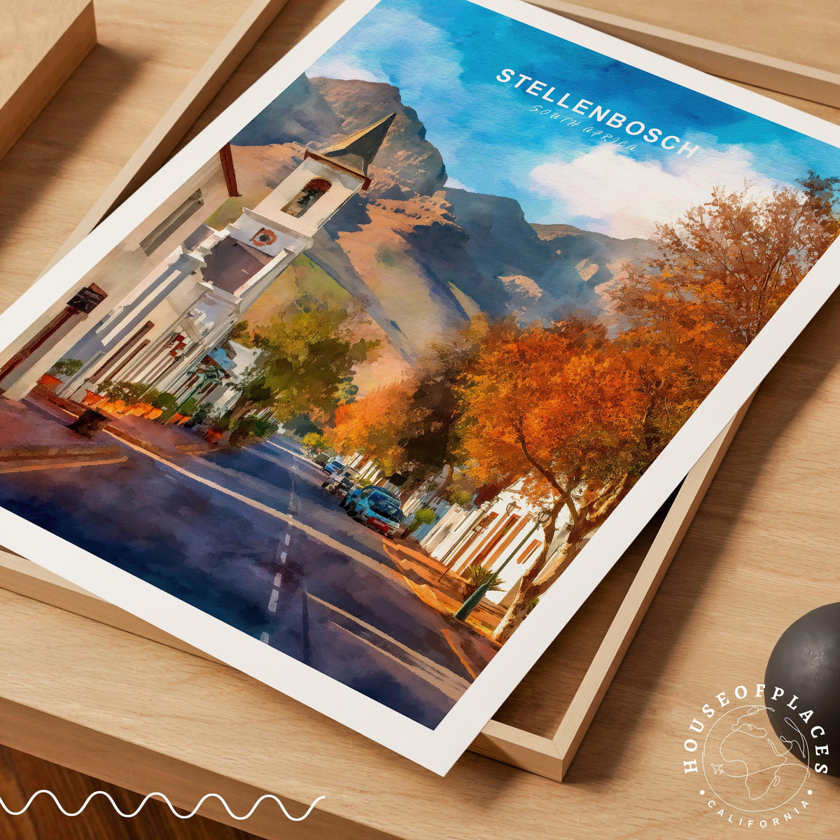 Stellenbosch travel poster – view 7