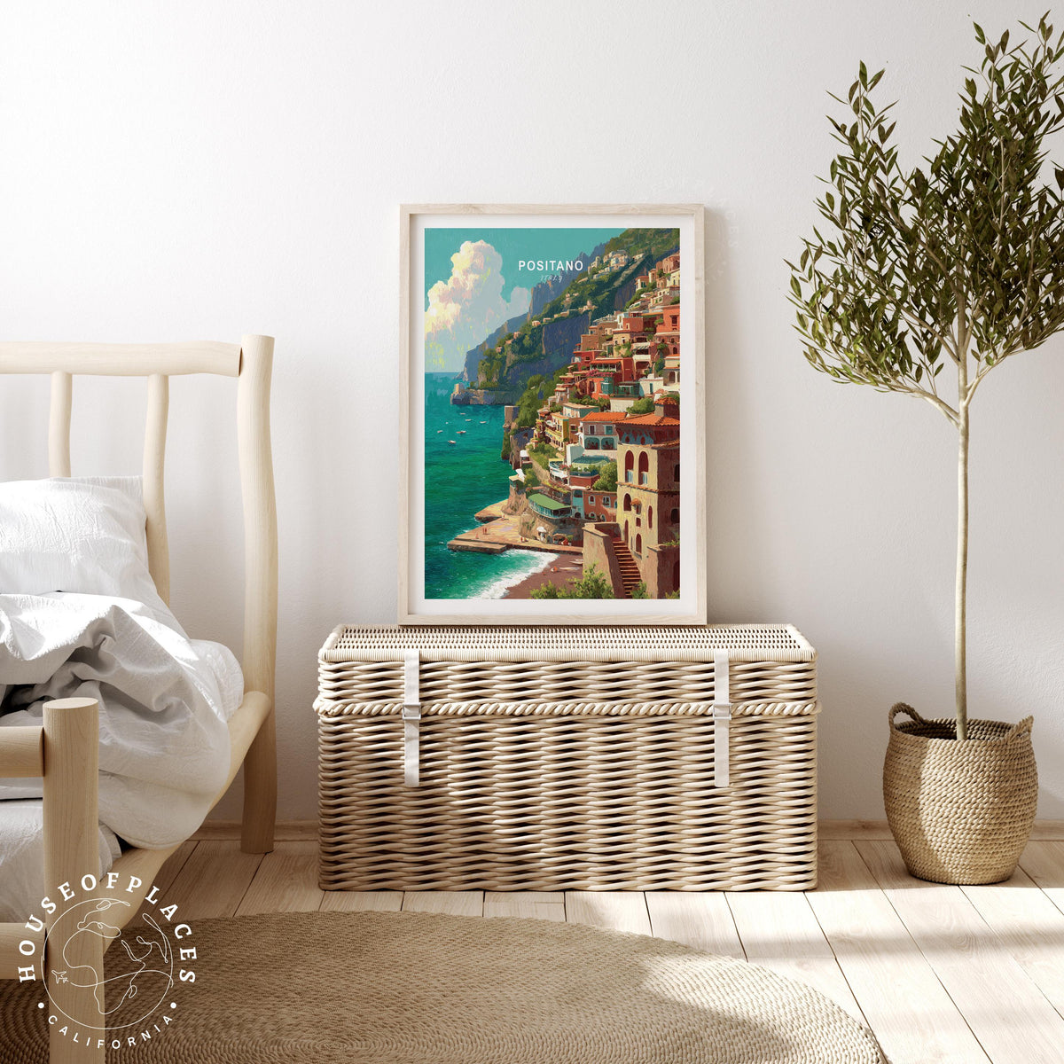 Positano travel poster – view 3