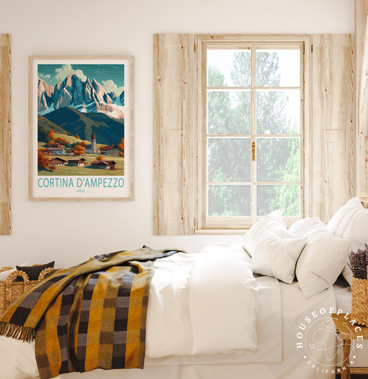 Cortina d’Ampezzo travel poster – view 6