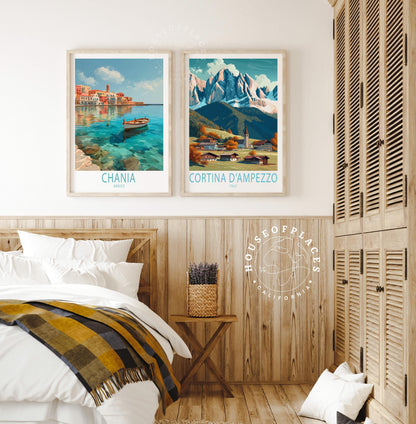Cortina d’Ampezzo travel poster – view 9