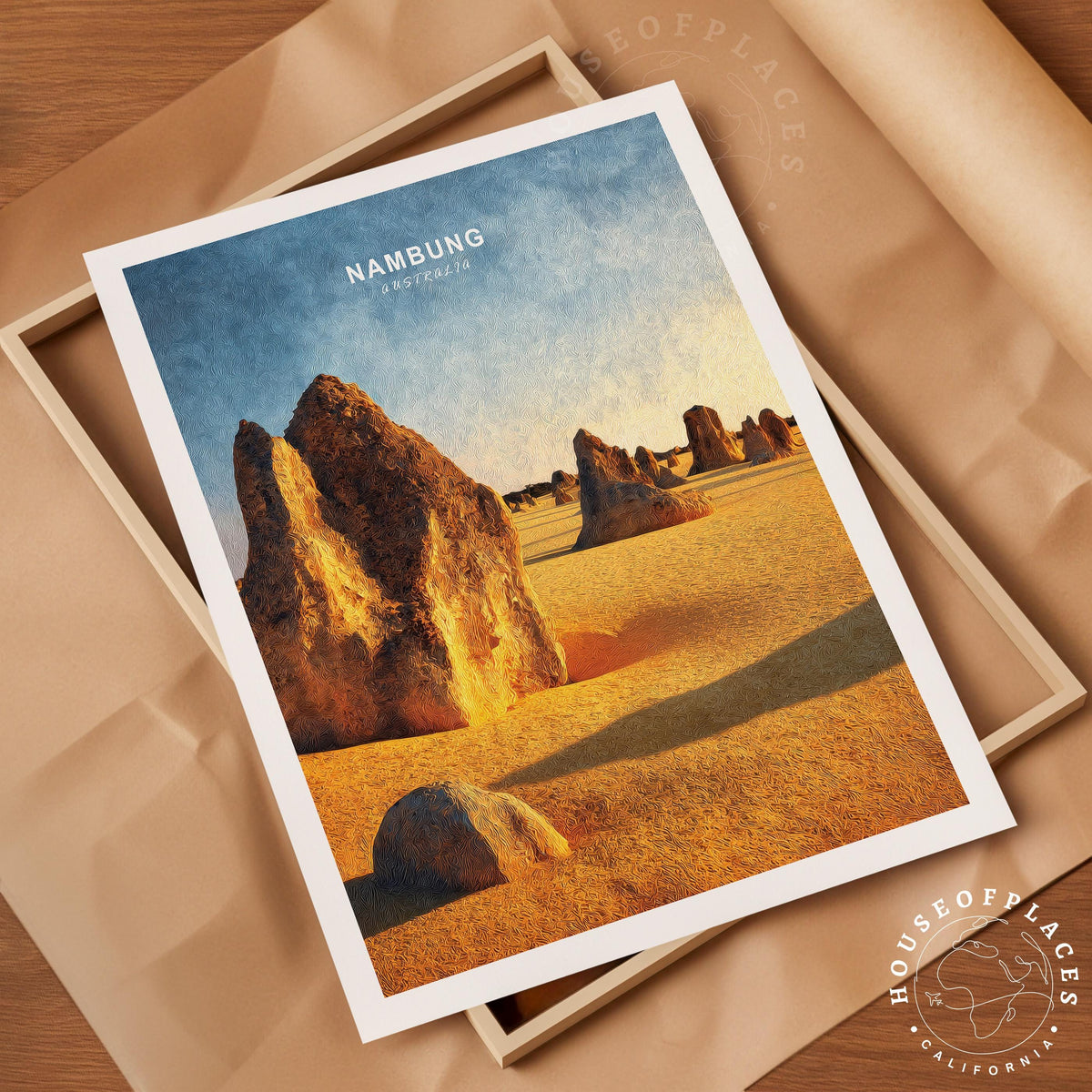 Nambung National Park travel poster – view 4