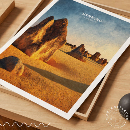 Nambung National Park travel poster – view 7